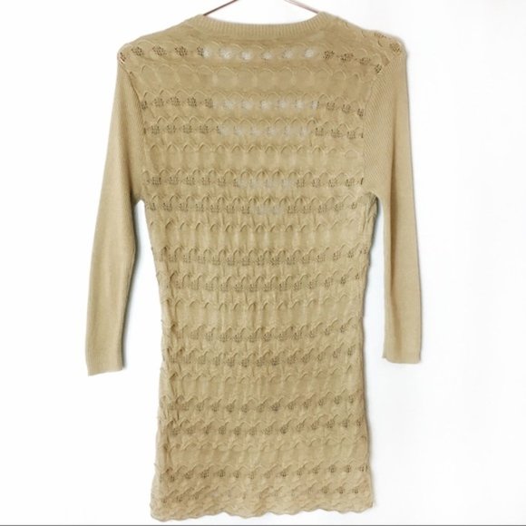Trina Turk | Textured Open Weave Cardigan - Picture 2 of 4